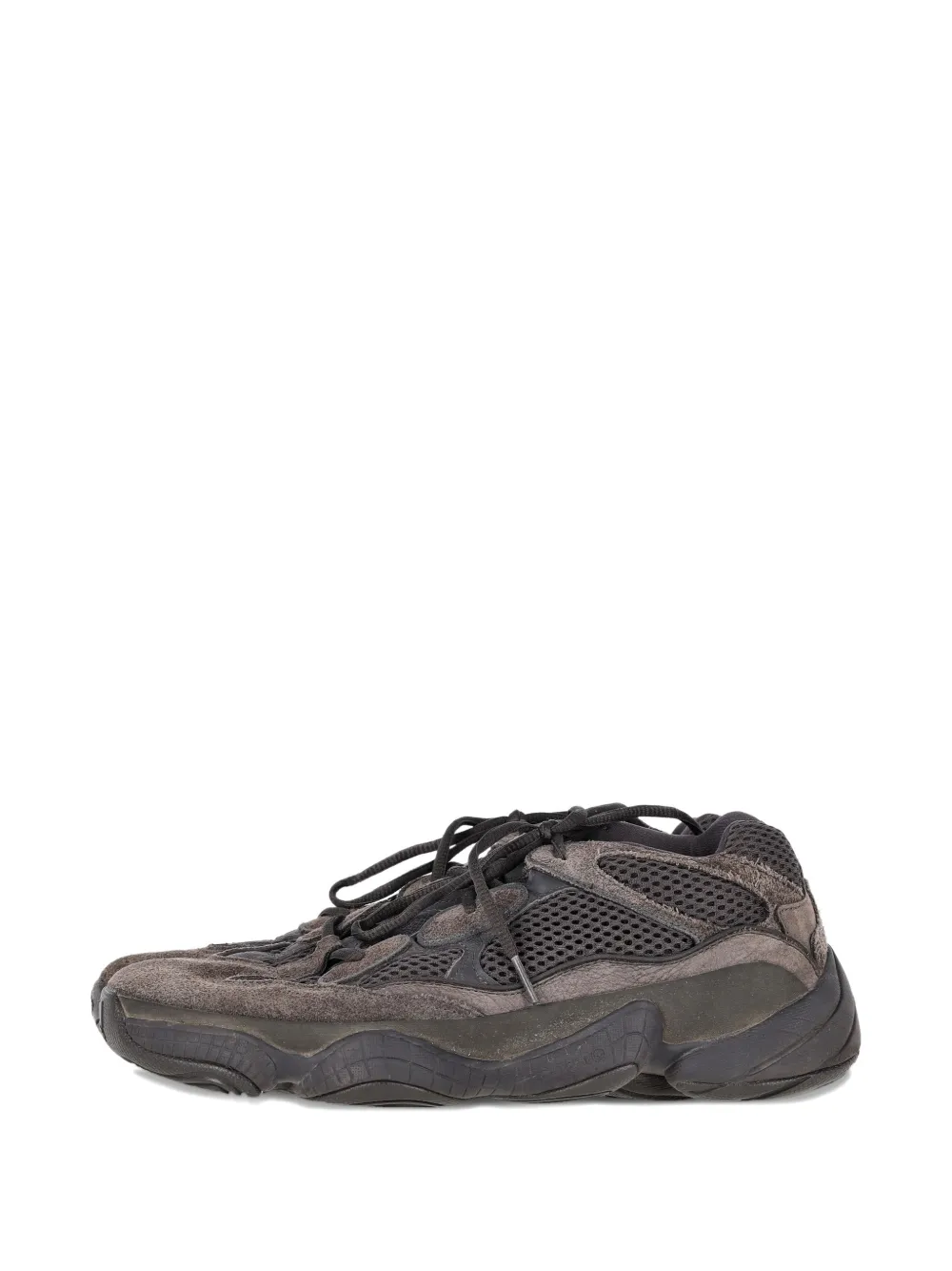 mesh suede sneakers