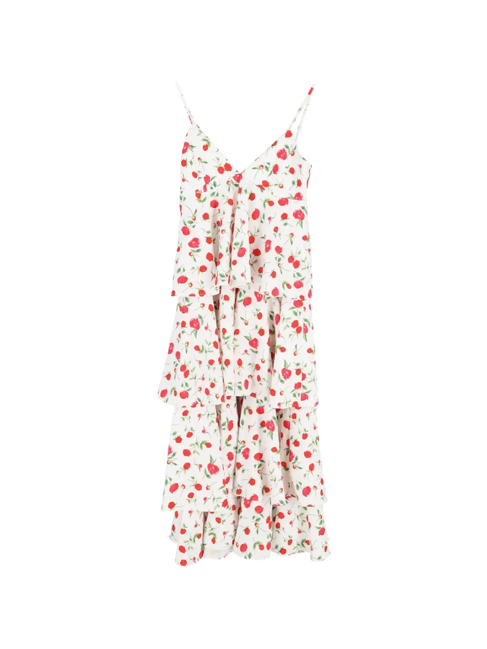Dodo Bar Or floral-print sleeveless dress - Bianco