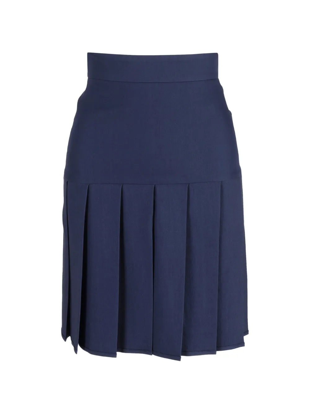 Gucci Pre-Owned pleated high-rise mini skirt - Blu