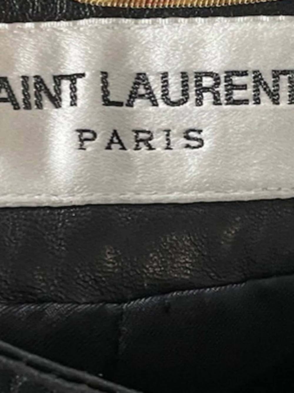 Pleated Leather Trousers