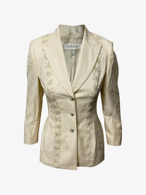 Escada Pre-Owned Aanzug mit Spitze