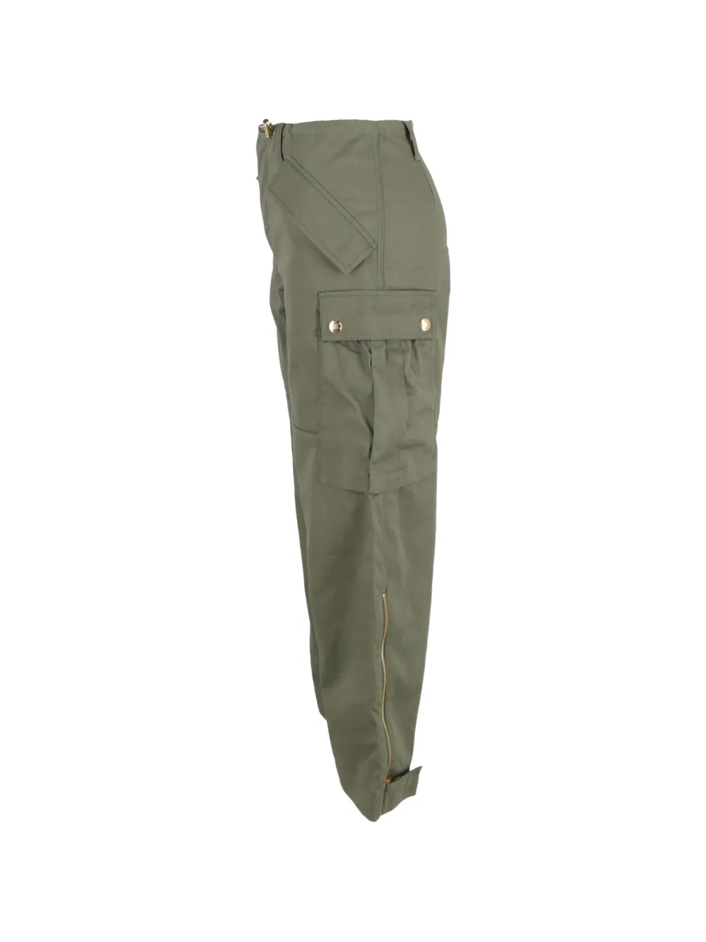 Celine Pre-Owned cargo drawstring trousers - Verde