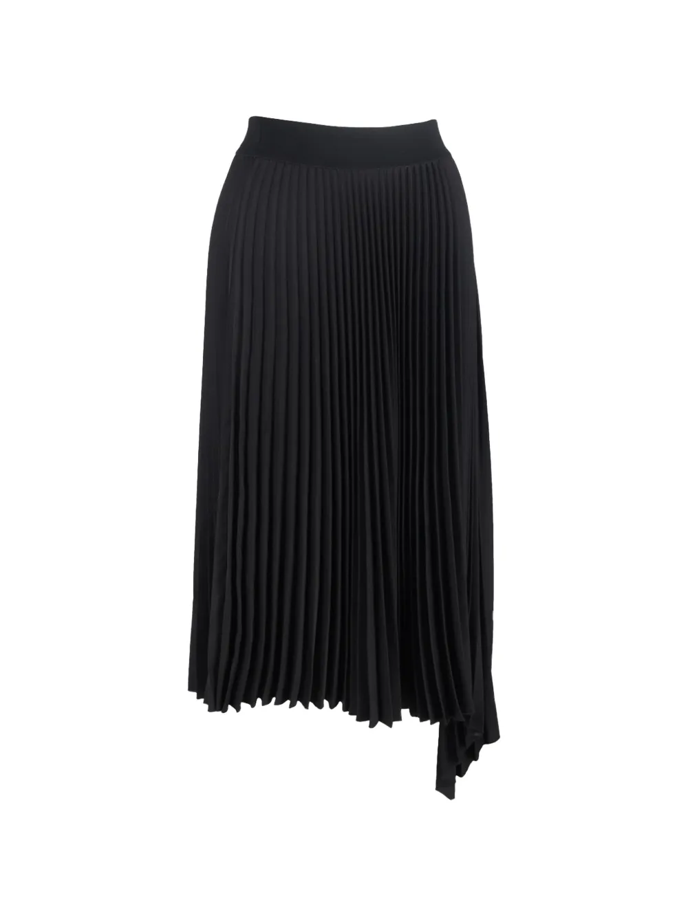 JOSEPH asymmetric pleated skirt - Nero
