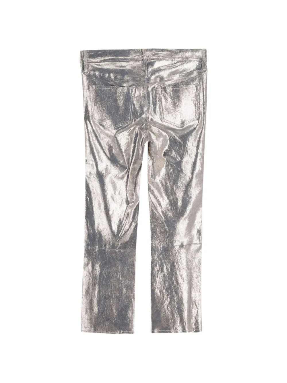 J Brand Leren broek Zilver