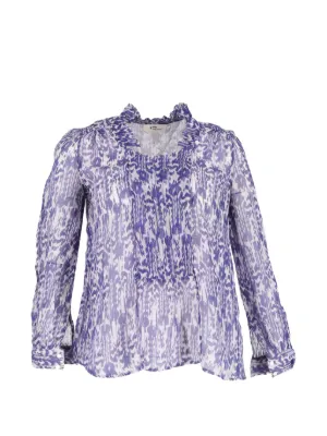 ISABEL MARANT ラッフルブラウス Isabel Marant Vintage ポルカドット ラッフルブラウス | ピンク