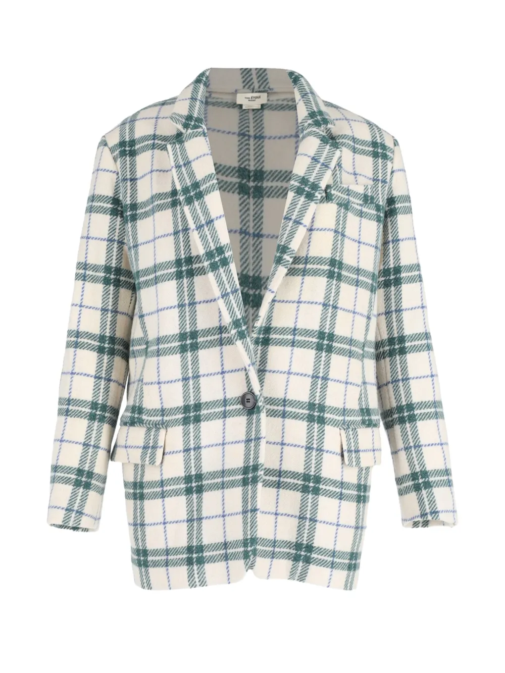 Isabel Marant Vintage check-pattern blazer - Bianco