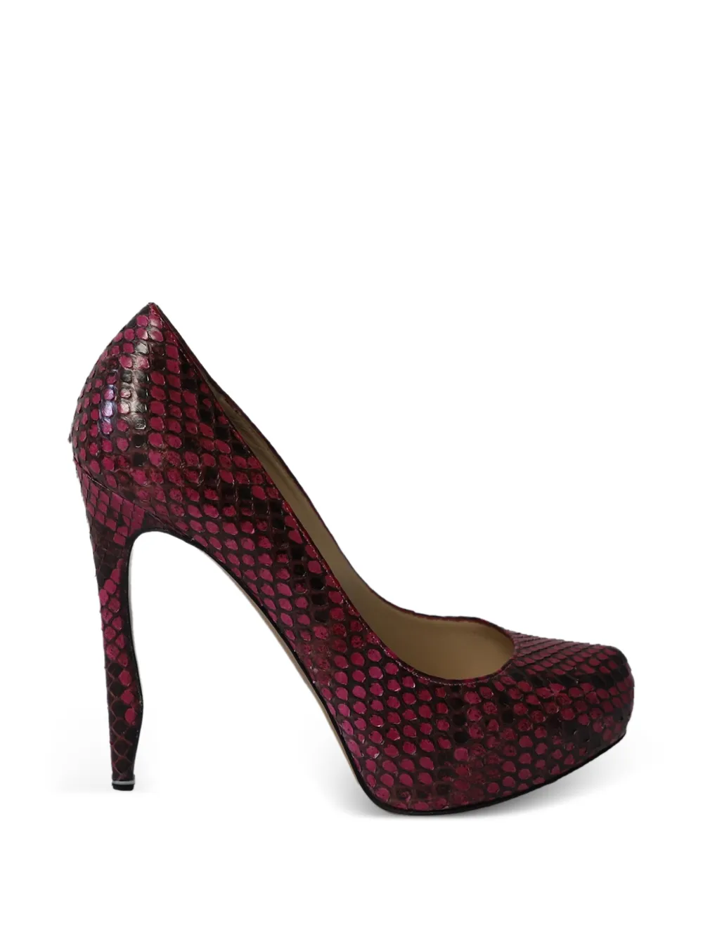 Nicholas Kirkwood snakeskin-embossed heeled pumps - Viola