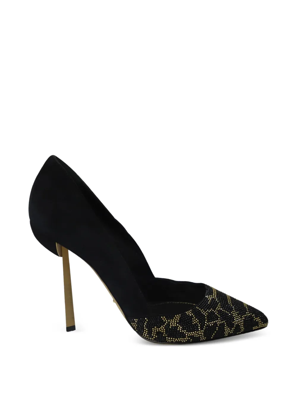 Sergio Rossi Vintage animal-print heeled pumps - Schwarz