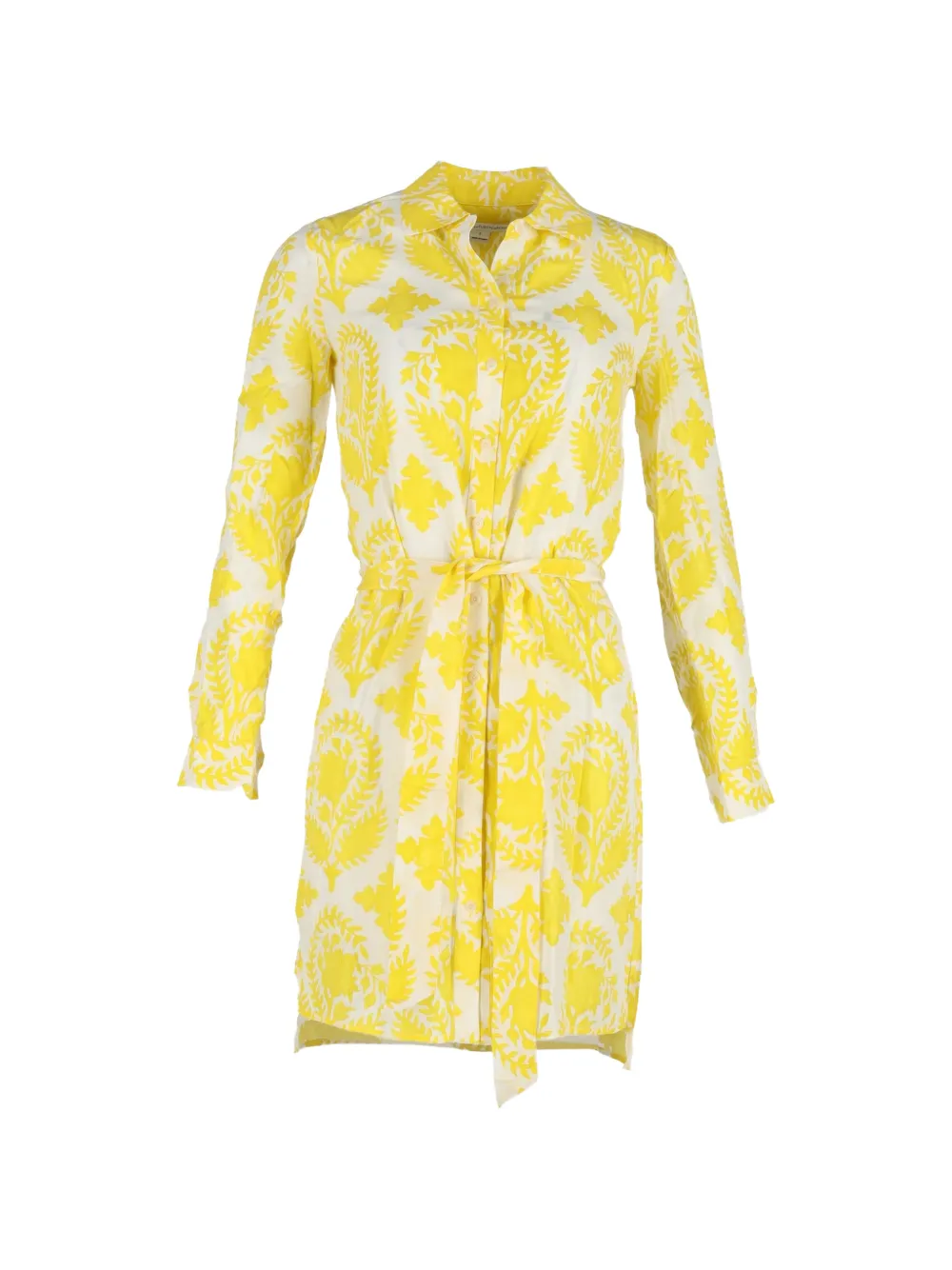 Diane Von Furstenberg Vintage Vera printed shirt dress - Giallo