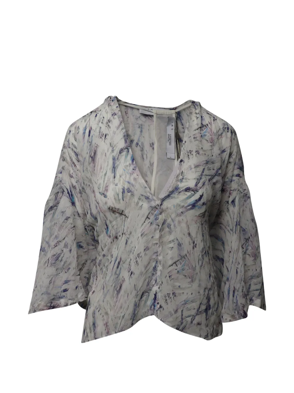 IRO V-neck pattern top - Bianco