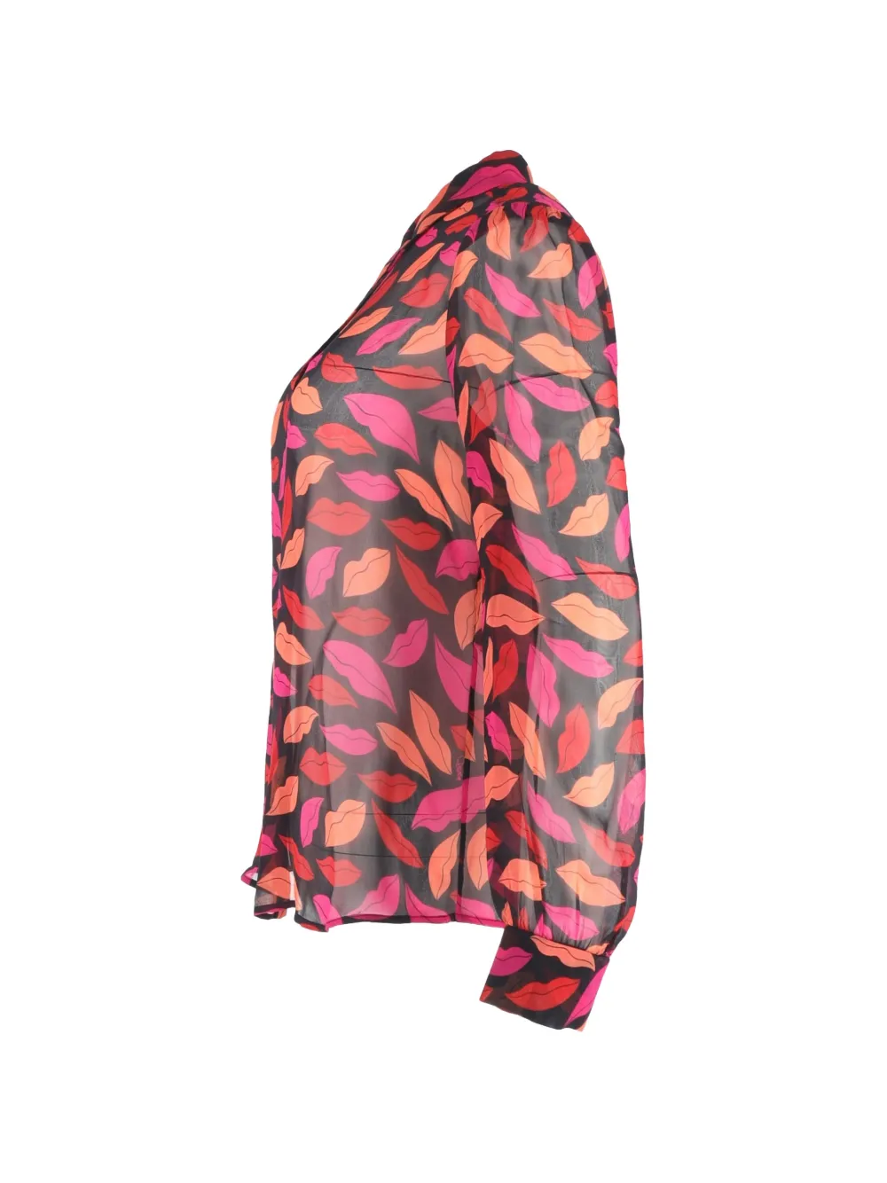 Mariah Printed Silk Blouse