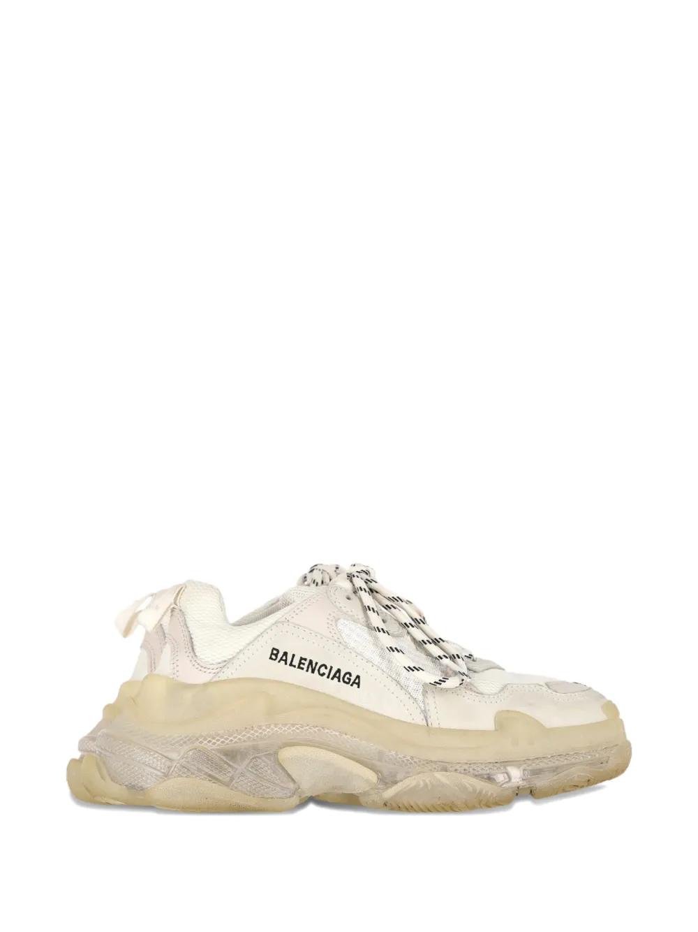 Balenciaga Pre-Owned Triple S clear-sole low-top sneakers - Toni neutri