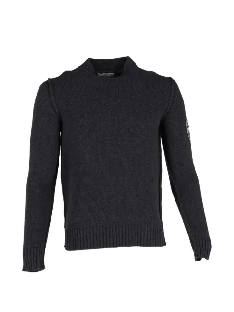 Stone Island logo-embroidered sweater