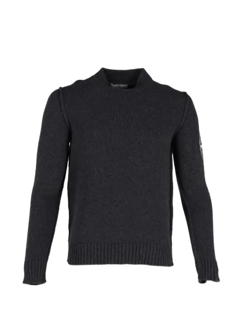 Stone Island logo-embroidered sweater