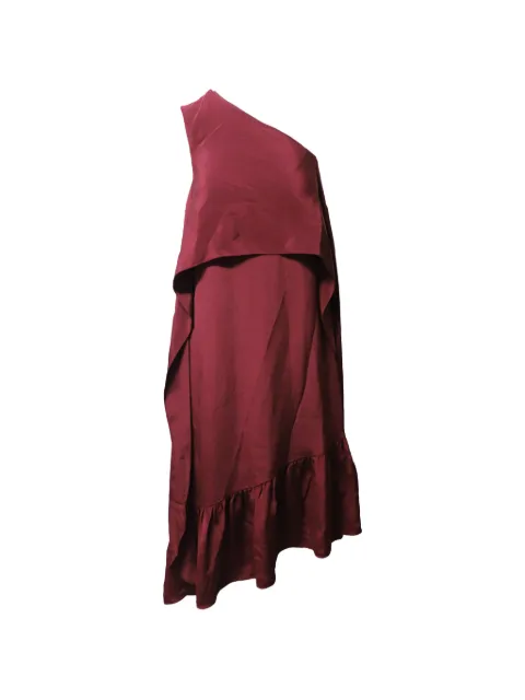 Tibi one-shoulder ruffled dress