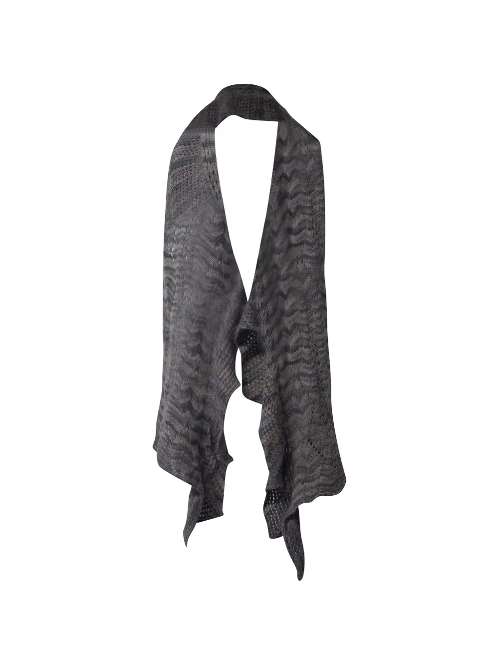 Ruffled Knitted Scarf