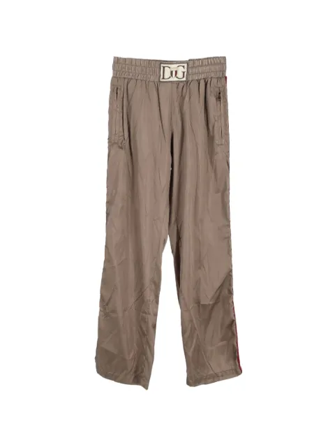 Dolce & Gabbana Pre-Owned logo-waistband trousers