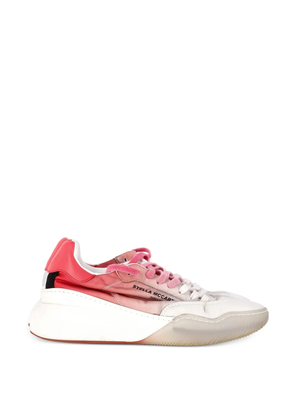 Stella McCartney Pre-Owned ombre lace sneakers - Rosa
