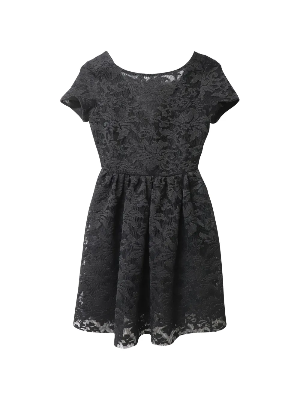 Maje lace mini dress - Nero