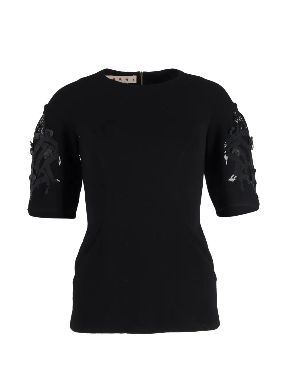 Marni Pre-Owned balloon-sleeve blouse - Nero