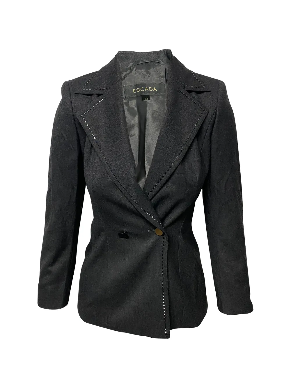 Escada Pre-Owned wool suit - Grigio