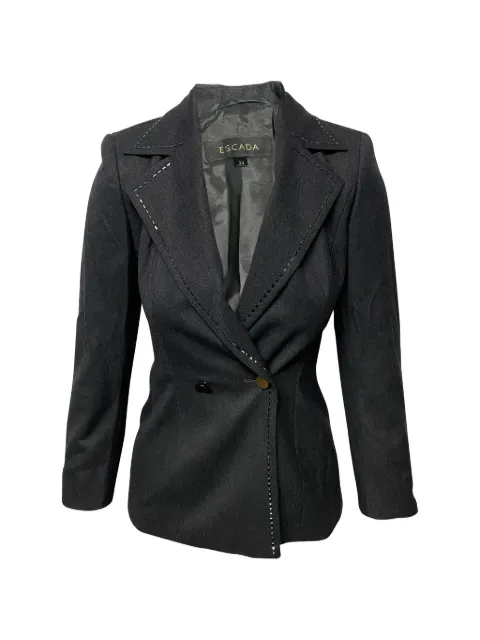 Escada Pre-Owned traje con botones