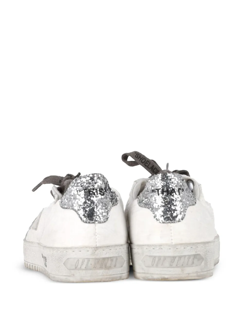  Off-white Pre-owned 2.0 Glitter Detail Sneakers 
