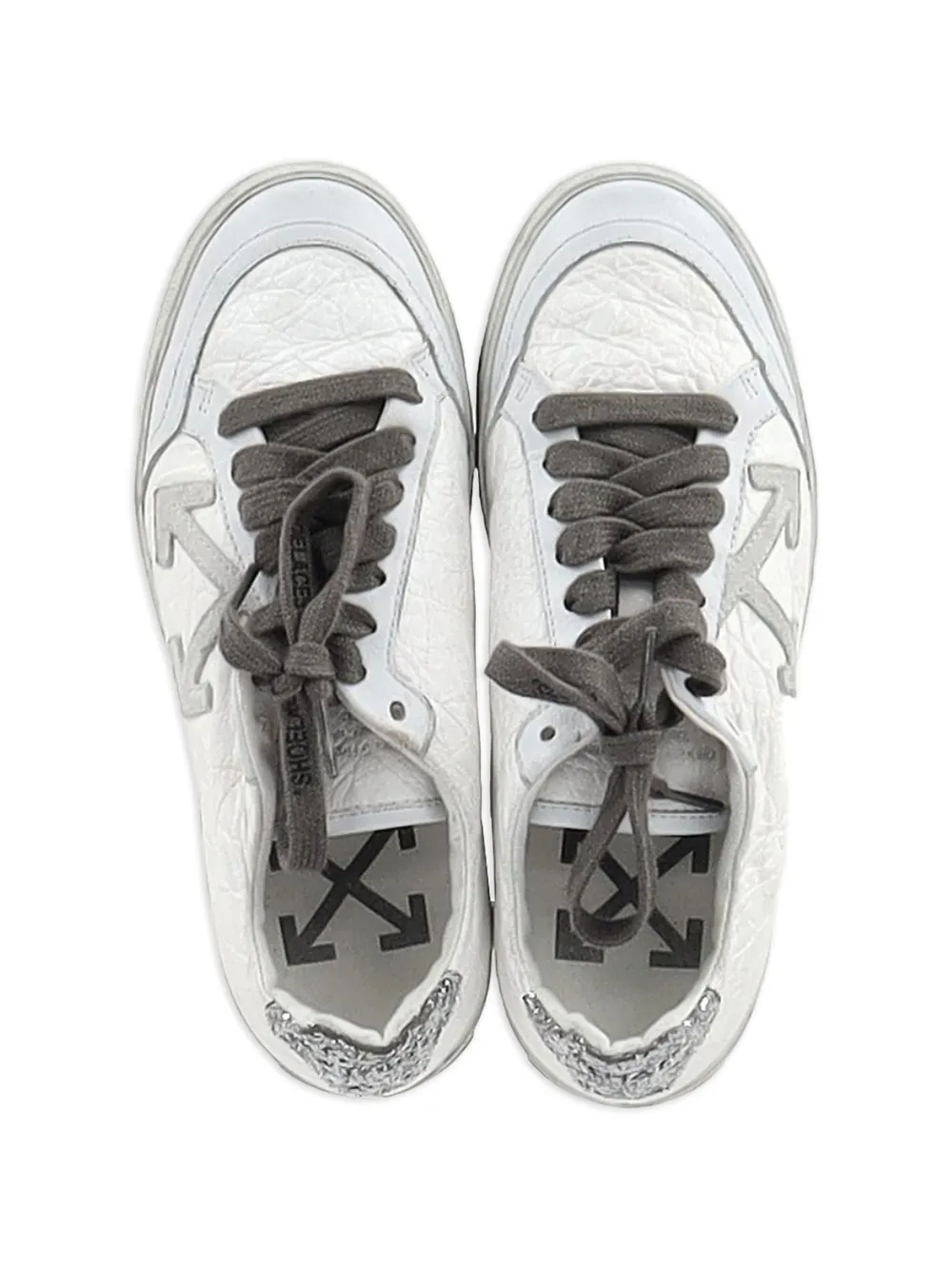  Off-white Pre-owned 2.0 Glitter Detail Sneakers 
