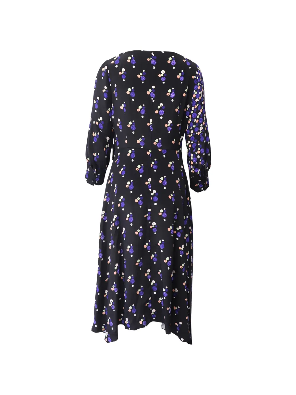 graphic-print midi dress