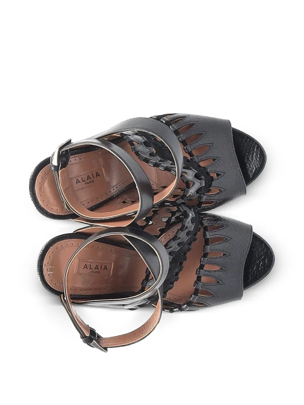 Cut-Out Ankle-Strap Sandals
