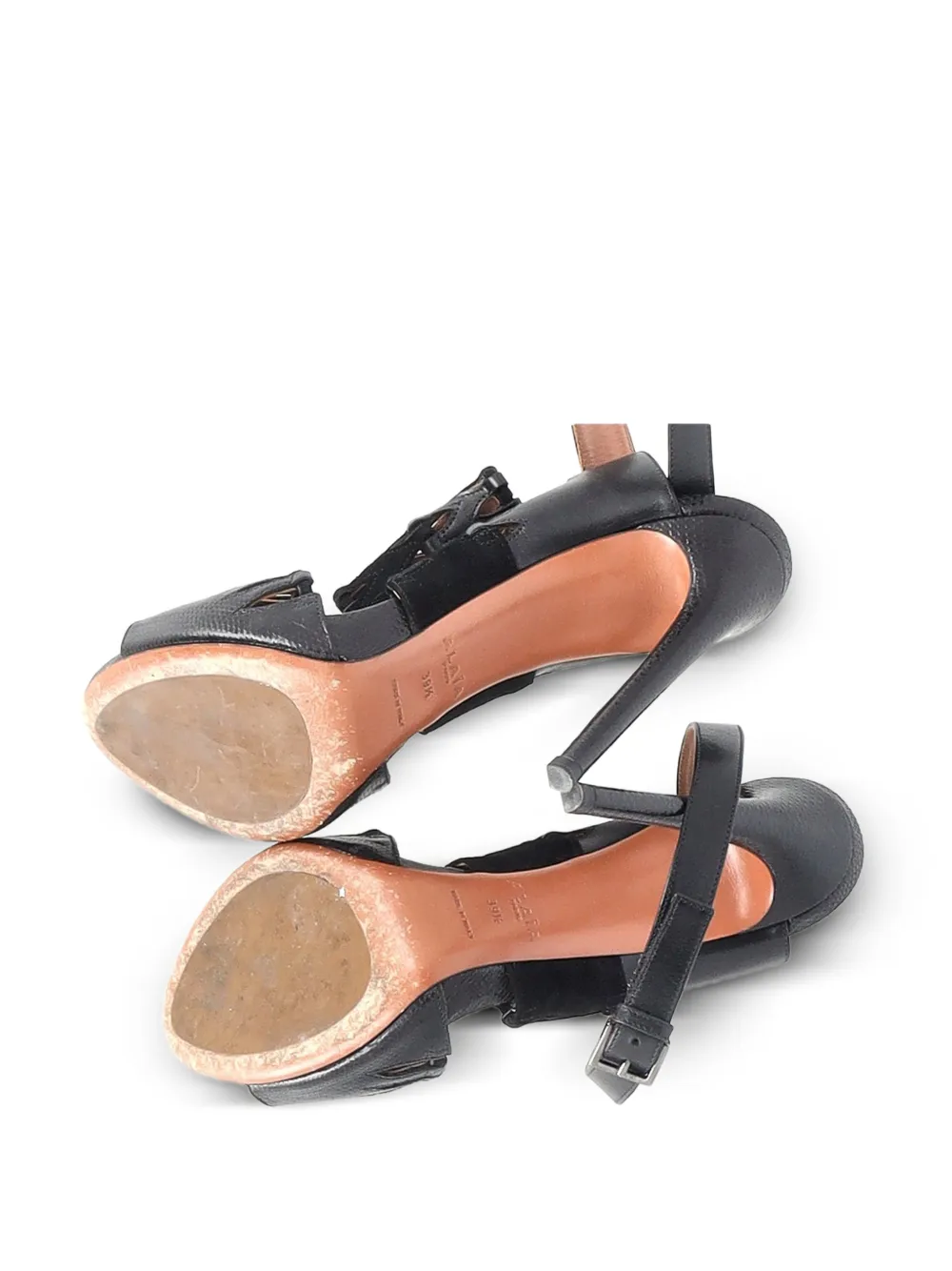 Cut-Out Ankle-Strap Sandals