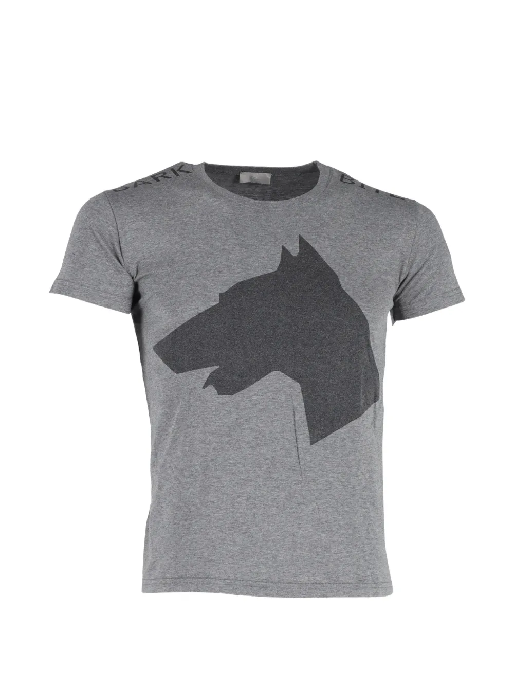 Christian Dior Pre-Owned Dark Bite dog-graphic T-shirt - Grigio