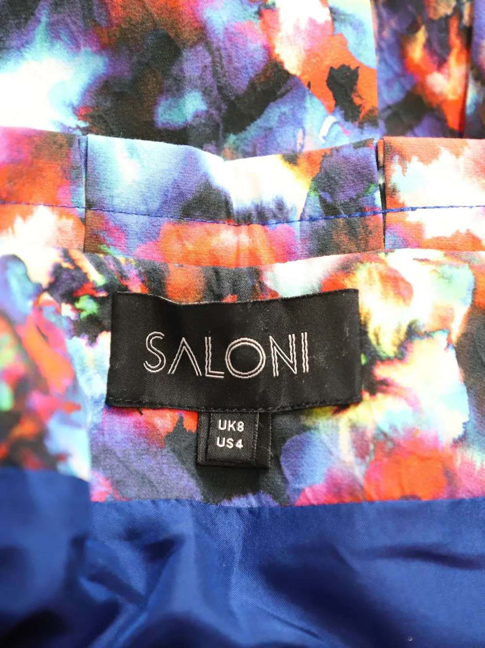 Abstract-Pattern Midi Skirt