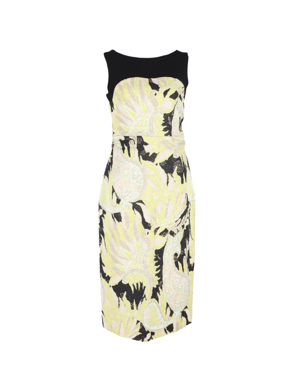 Dries Van Noten Pre-Owned paisley printed midi dress - Giallo
