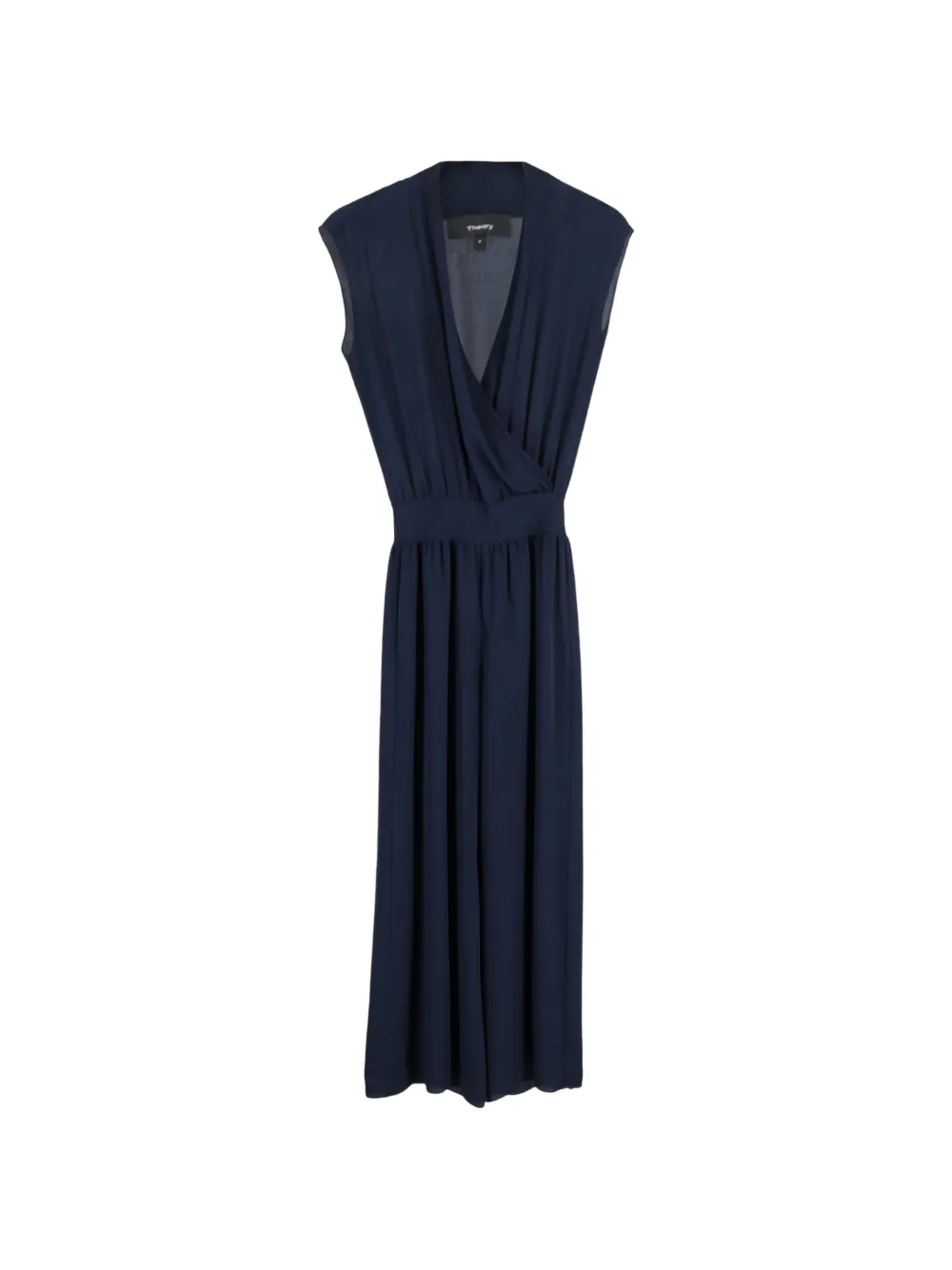 Theory V-neck sleeveless jumpsuit - Blu
