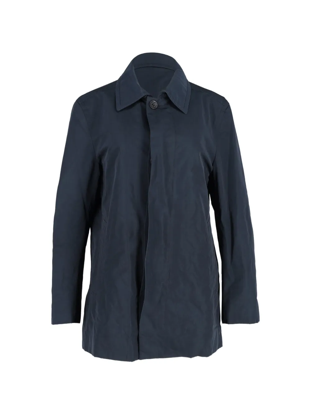 BOSS collar button coat - Blu