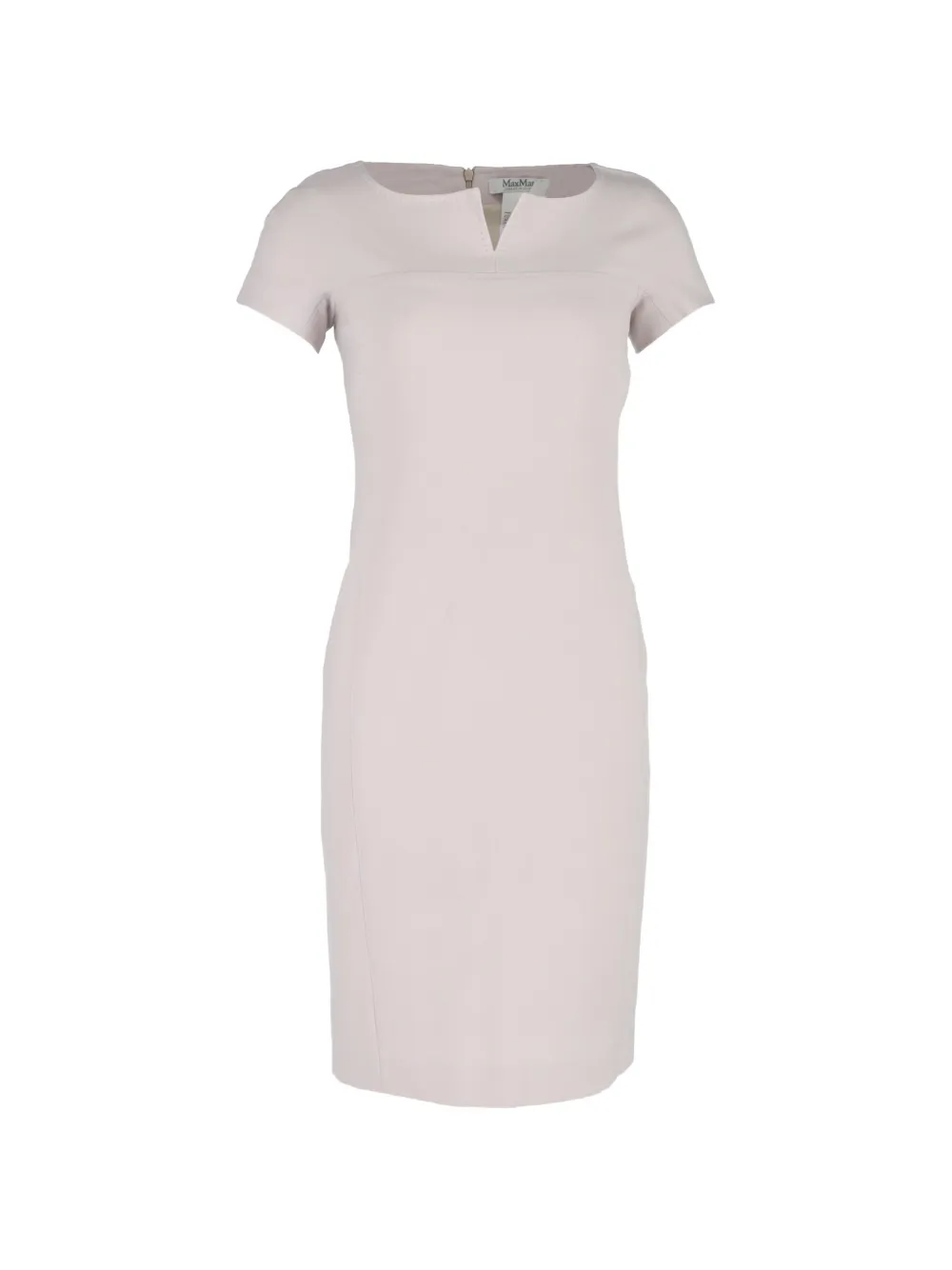 Max Mara knee-length short-sleeve dress - Toni neutri