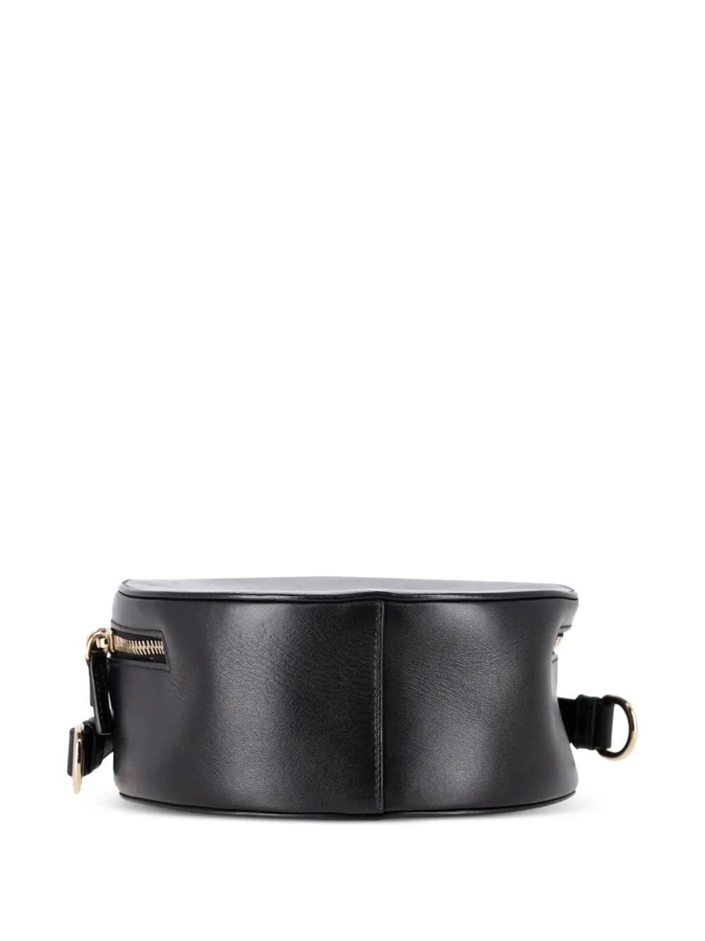 Small Drum Leather Cross Body Bag