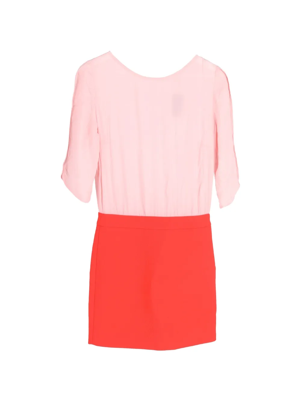 Maje Reggio two-toned mini dress - Rosa