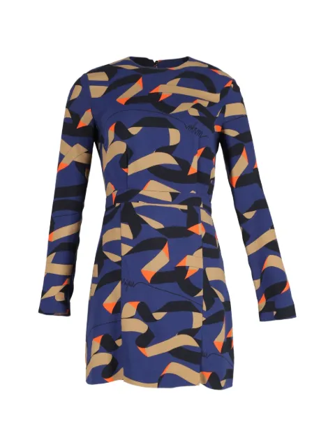 MSGM graphic-pattern mini dress