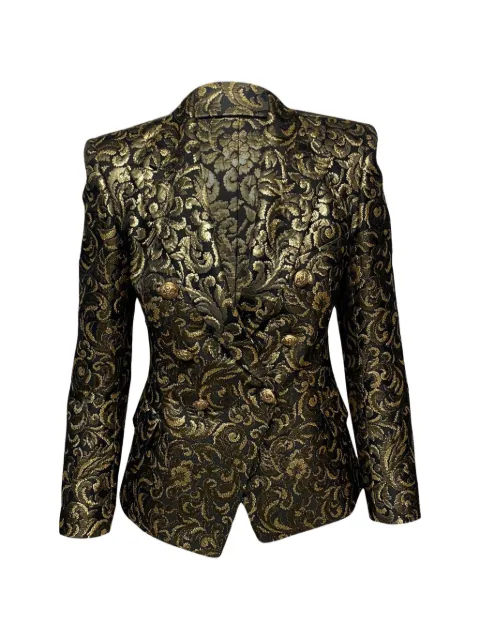 Balmain Pre-Owned brocade double-breasted blazer