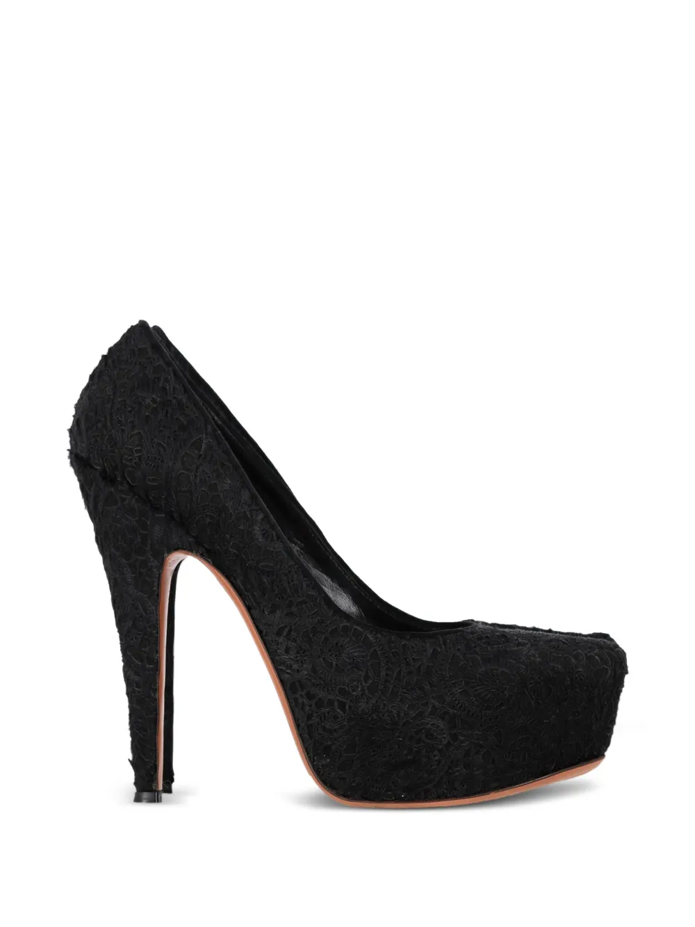 Alaïa Pre-Owned Azzedine lace pumps - Schwarz