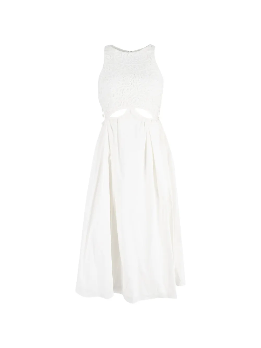 Self-Portrait lace cut-out maxi dress - Bianco