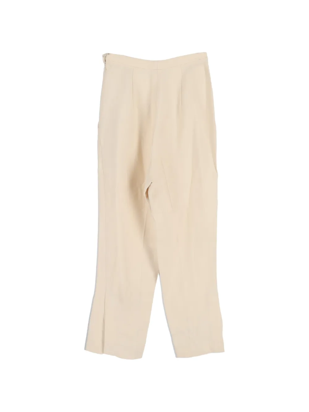  Khaite Pre-owned Side Pockets Wide-leg Trousers - Neutrals 
