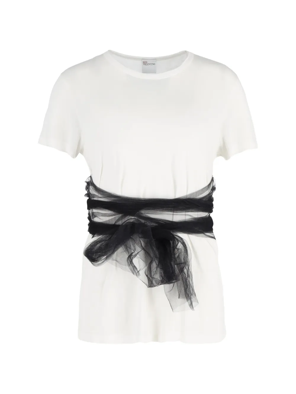 Red Valentino Vintage Wrapped cotton t-shirt - Bianco