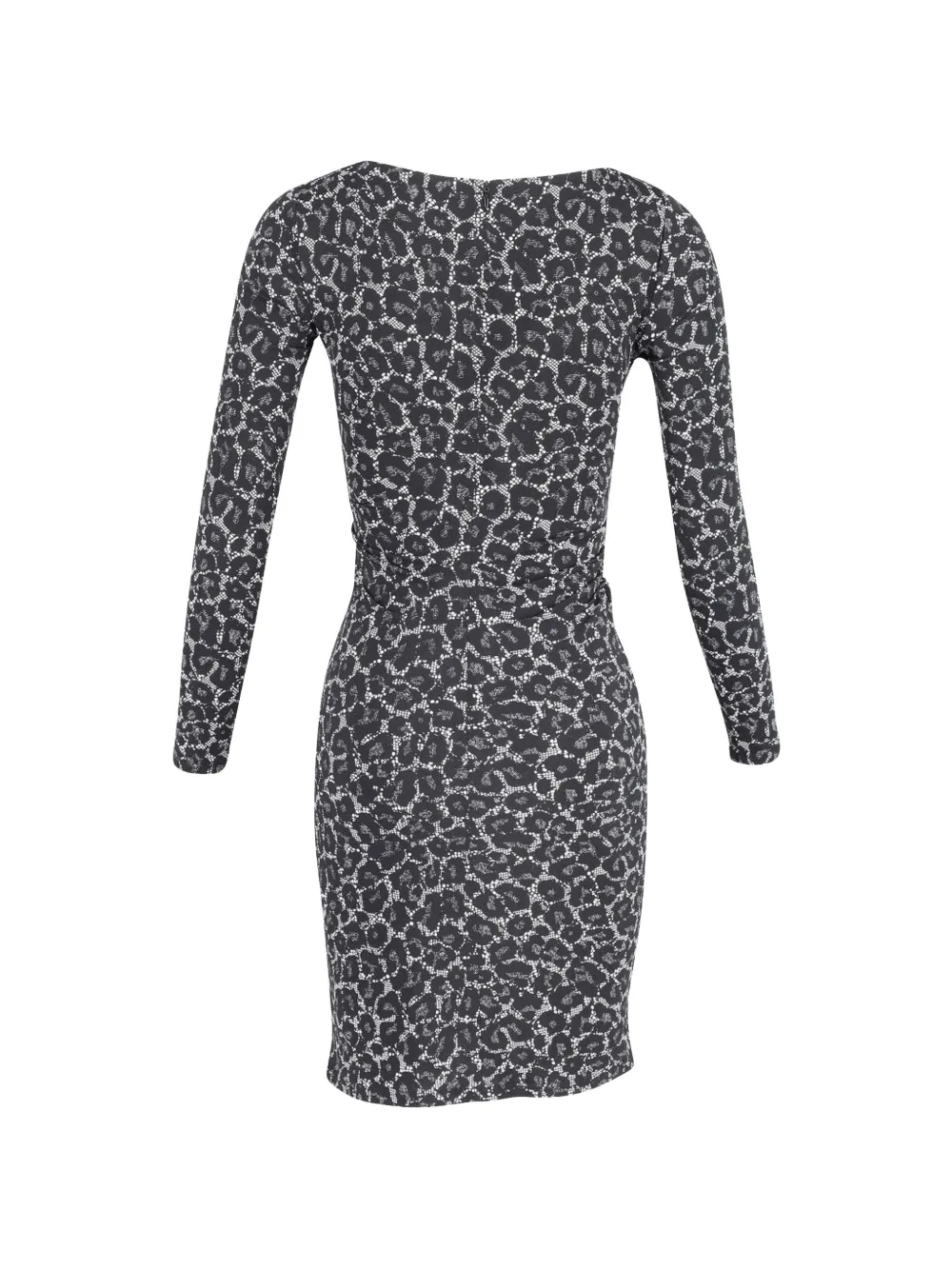 Animal-Print Midi Dress