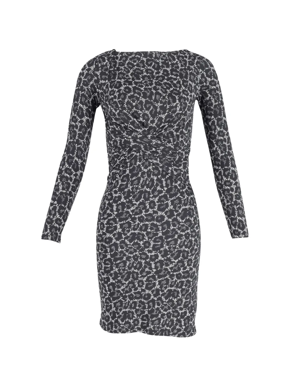 Animal-Print Midi Dress