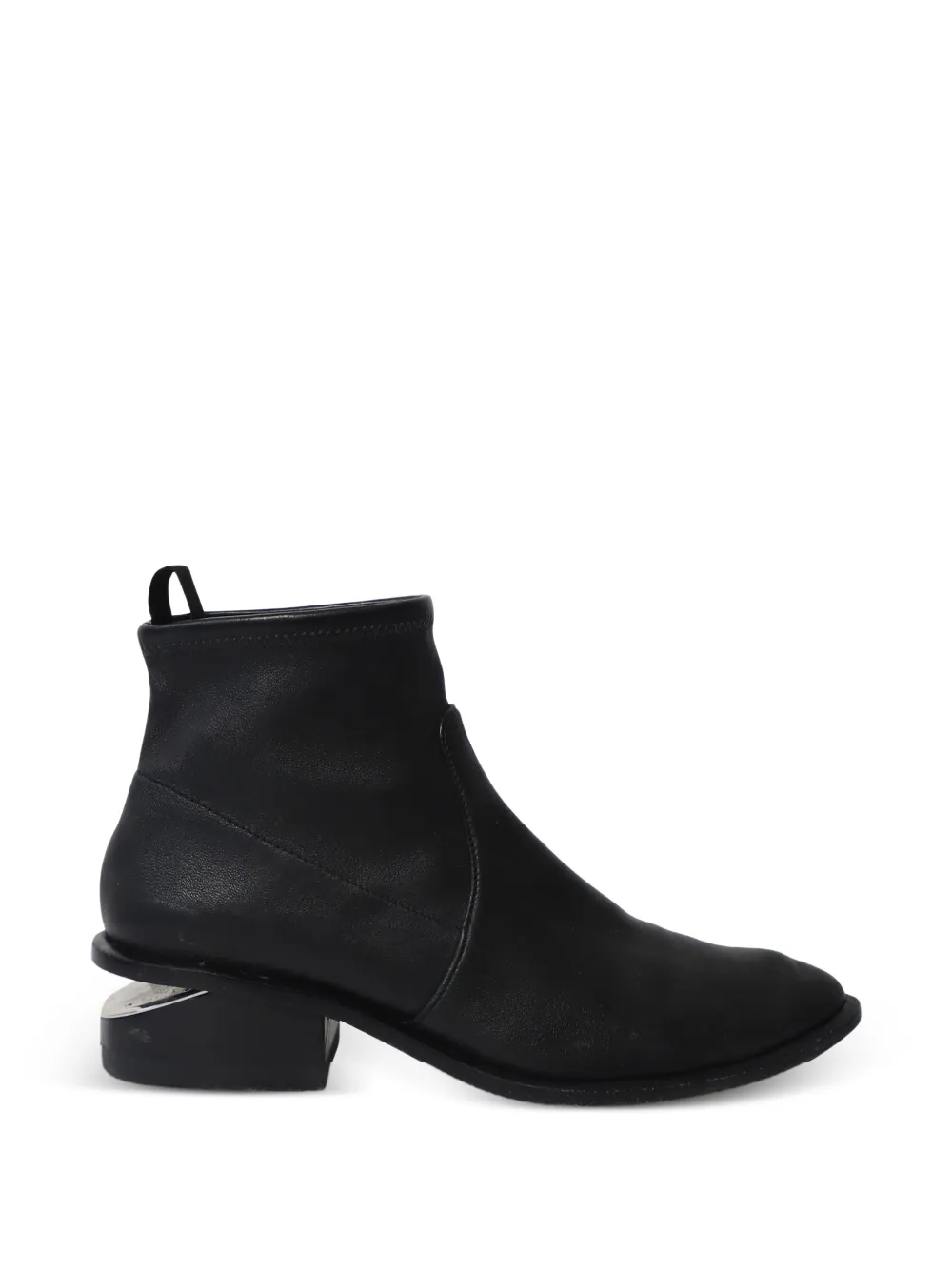 Pre-Owned Alexander Wang Kori cutout-detail leather boots - Schwarz
