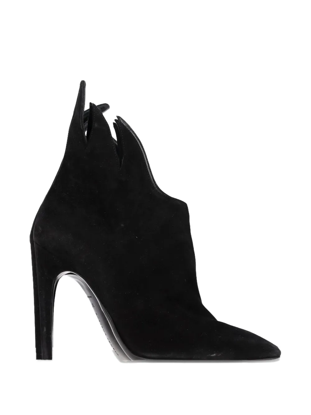 Bottega Veneta Pre-Owned Flame heeled ankle boots - Nero