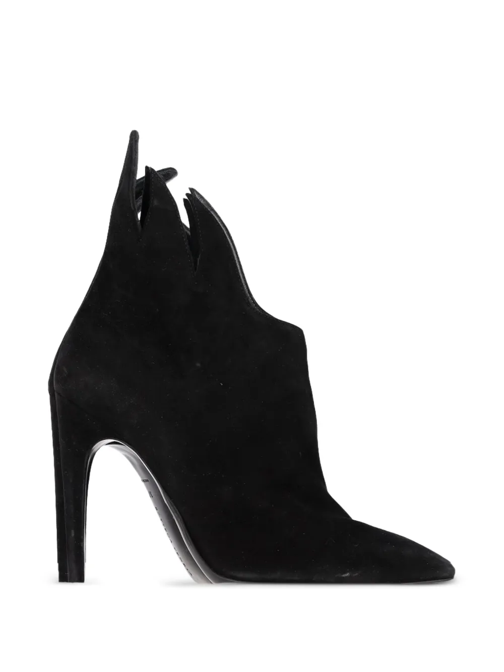 Bottega Veneta Pre-Owned Flame heeled ankle boots - Nero